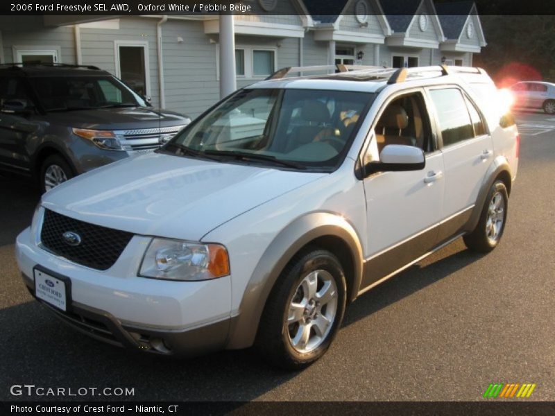 Oxford White / Pebble Beige 2006 Ford Freestyle SEL AWD