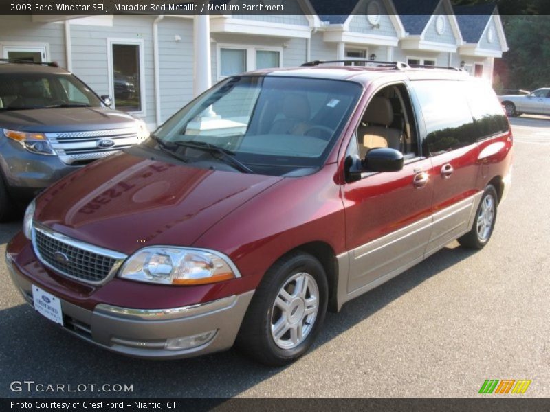 Matador Red Metallic / Medium Parchment 2003 Ford Windstar SEL