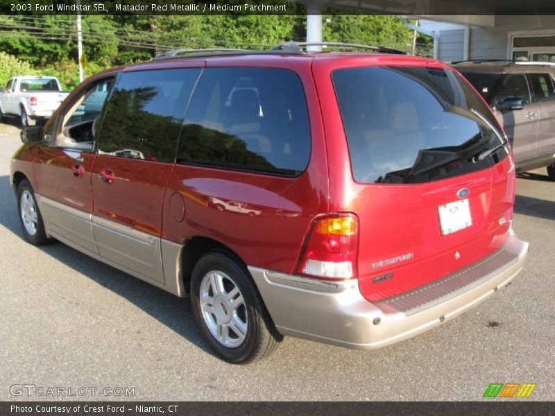 Matador Red Metallic / Medium Parchment 2003 Ford Windstar SEL