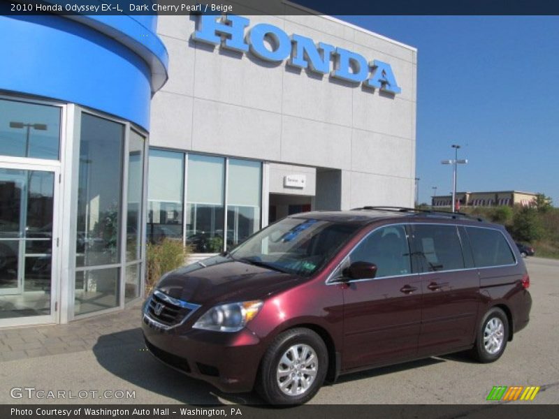 Dark Cherry Pearl / Beige 2010 Honda Odyssey EX-L