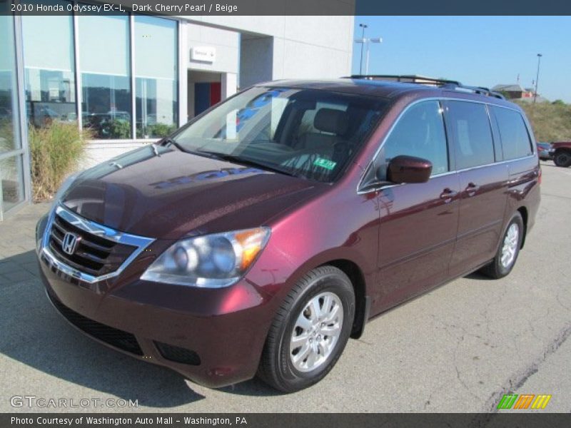 Dark Cherry Pearl / Beige 2010 Honda Odyssey EX-L