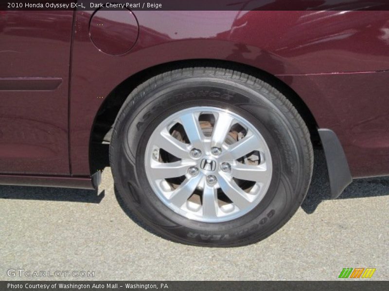 Dark Cherry Pearl / Beige 2010 Honda Odyssey EX-L