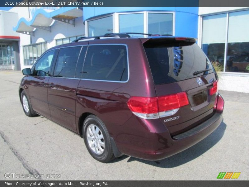 Dark Cherry Pearl / Beige 2010 Honda Odyssey EX-L