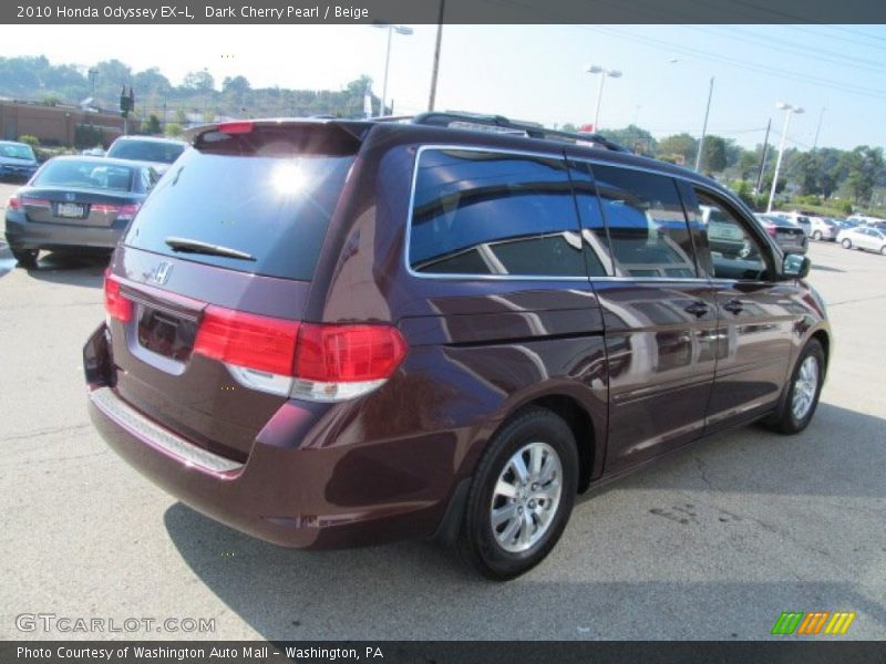 Dark Cherry Pearl / Beige 2010 Honda Odyssey EX-L