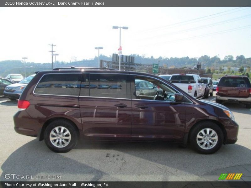 Dark Cherry Pearl / Beige 2010 Honda Odyssey EX-L