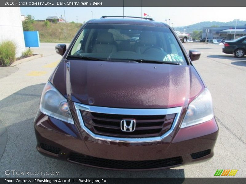 Dark Cherry Pearl / Beige 2010 Honda Odyssey EX-L