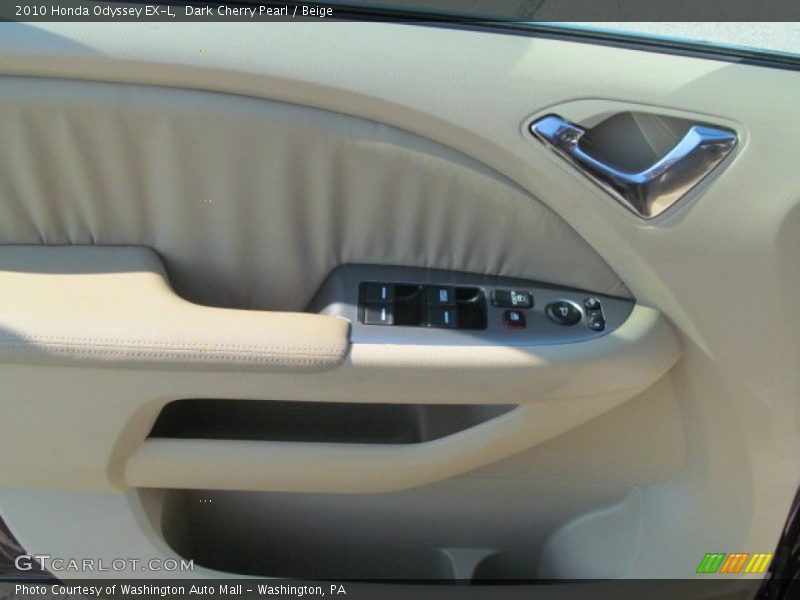 Dark Cherry Pearl / Beige 2010 Honda Odyssey EX-L