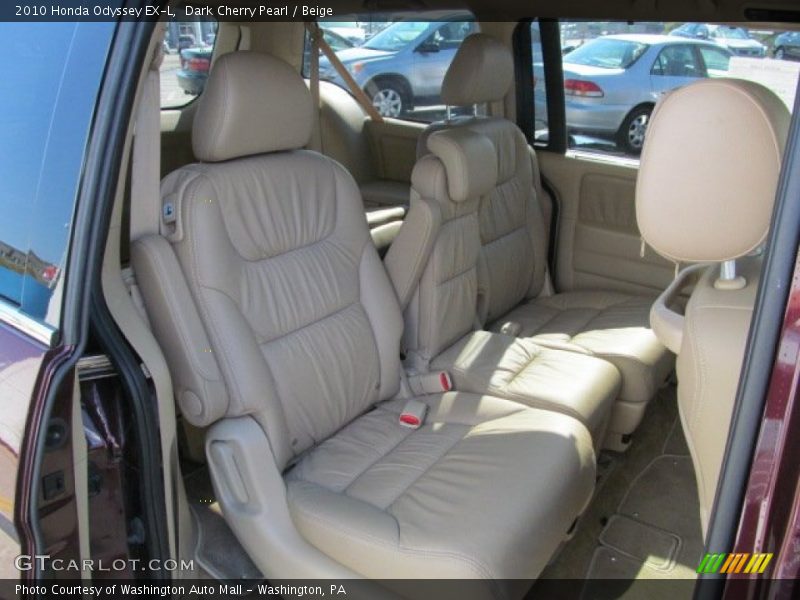 Dark Cherry Pearl / Beige 2010 Honda Odyssey EX-L