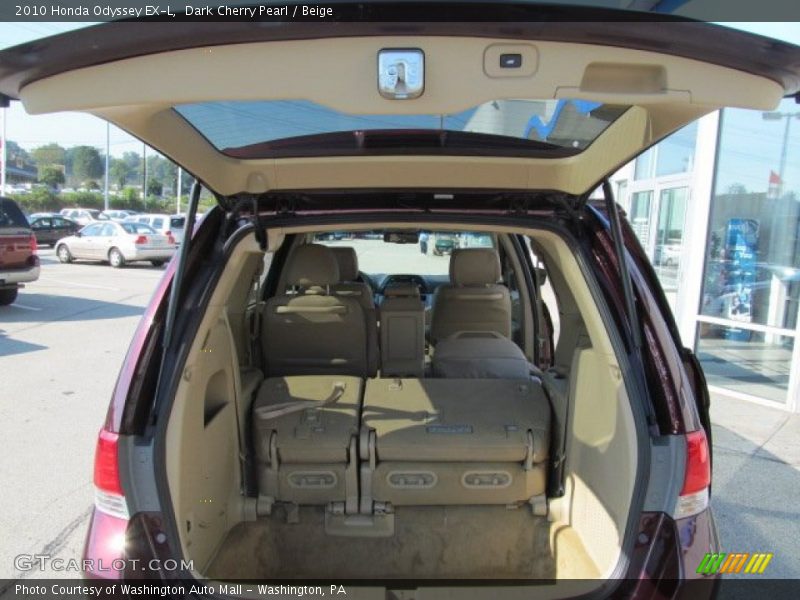 Dark Cherry Pearl / Beige 2010 Honda Odyssey EX-L