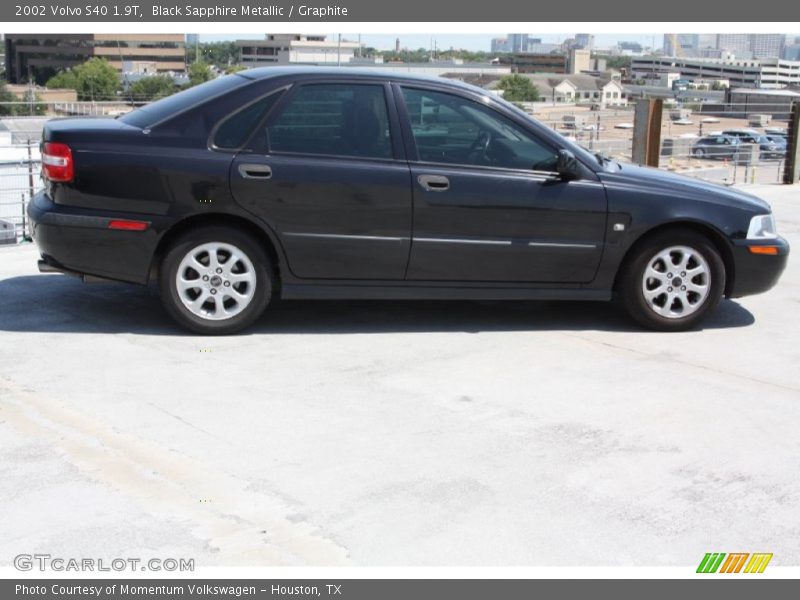 Black Sapphire Metallic / Graphite 2002 Volvo S40 1.9T