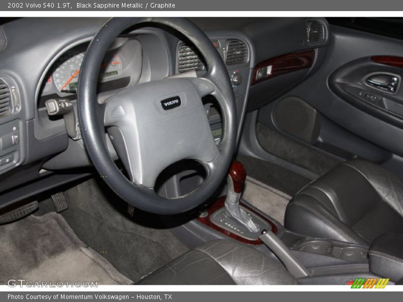 Black Sapphire Metallic / Graphite 2002 Volvo S40 1.9T