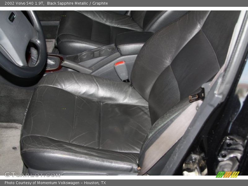 Black Sapphire Metallic / Graphite 2002 Volvo S40 1.9T