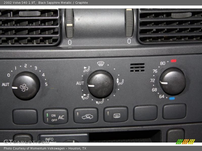 Black Sapphire Metallic / Graphite 2002 Volvo S40 1.9T