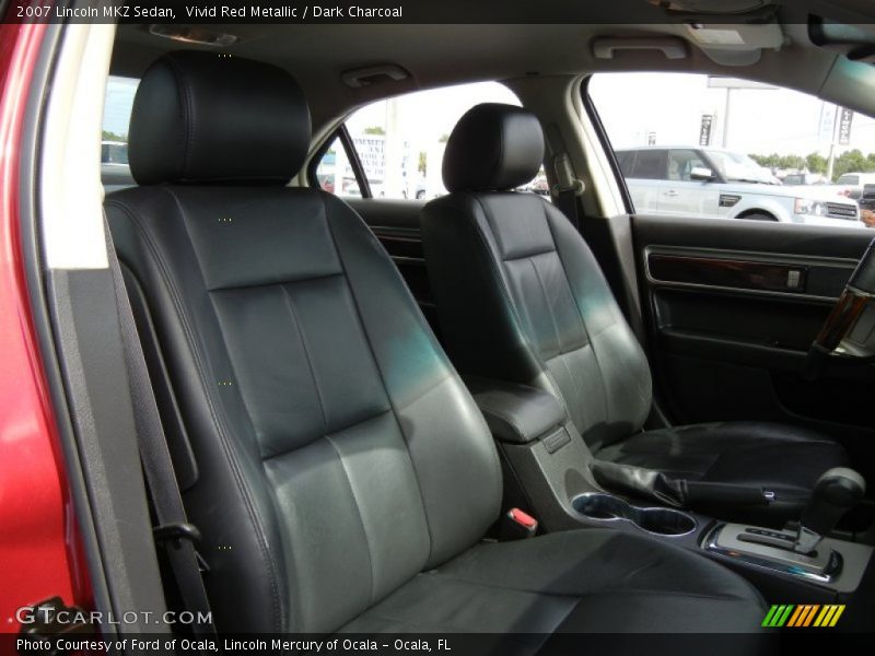 Vivid Red Metallic / Dark Charcoal 2007 Lincoln MKZ Sedan