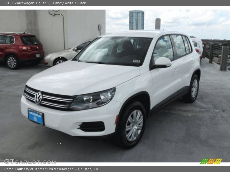 Candy White / Black 2013 Volkswagen Tiguan S