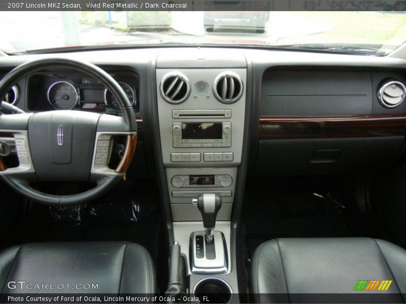 Vivid Red Metallic / Dark Charcoal 2007 Lincoln MKZ Sedan