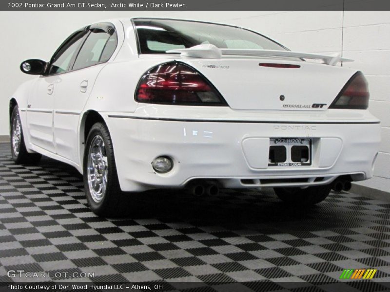 Arctic White / Dark Pewter 2002 Pontiac Grand Am GT Sedan