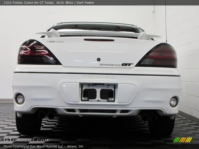 Arctic White / Dark Pewter 2002 Pontiac Grand Am GT Sedan