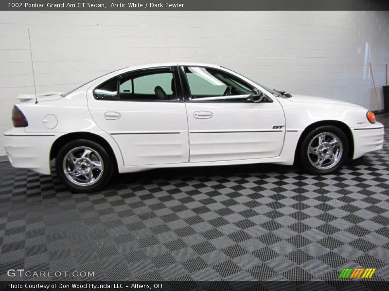 Arctic White / Dark Pewter 2002 Pontiac Grand Am GT Sedan