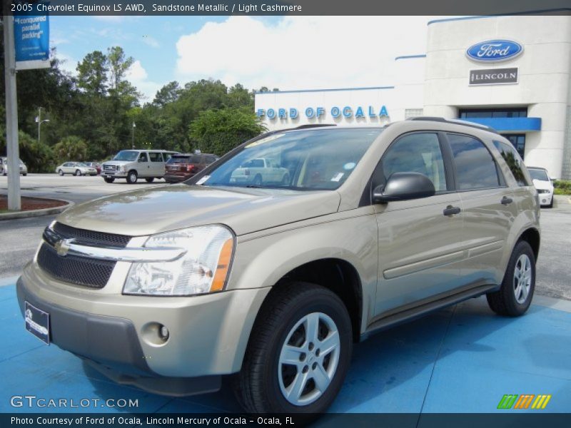 Sandstone Metallic / Light Cashmere 2005 Chevrolet Equinox LS AWD