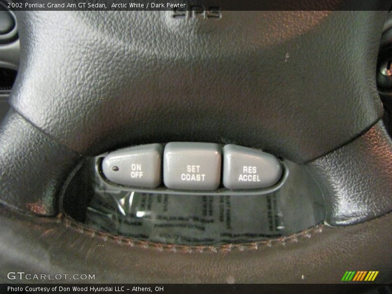 Arctic White / Dark Pewter 2002 Pontiac Grand Am GT Sedan