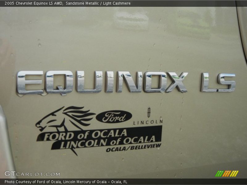 Sandstone Metallic / Light Cashmere 2005 Chevrolet Equinox LS AWD