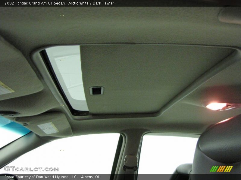 Arctic White / Dark Pewter 2002 Pontiac Grand Am GT Sedan