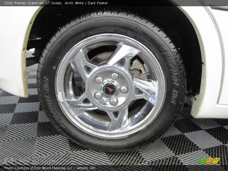 Arctic White / Dark Pewter 2002 Pontiac Grand Am GT Sedan