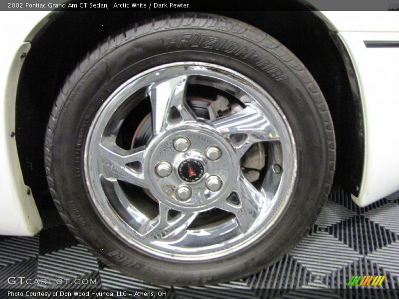 Arctic White / Dark Pewter 2002 Pontiac Grand Am GT Sedan