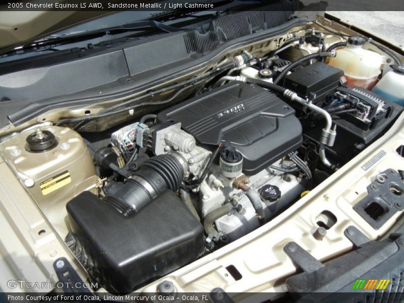 Sandstone Metallic / Light Cashmere 2005 Chevrolet Equinox LS AWD