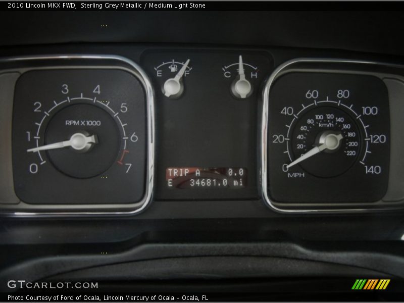 Sterling Grey Metallic / Medium Light Stone 2010 Lincoln MKX FWD