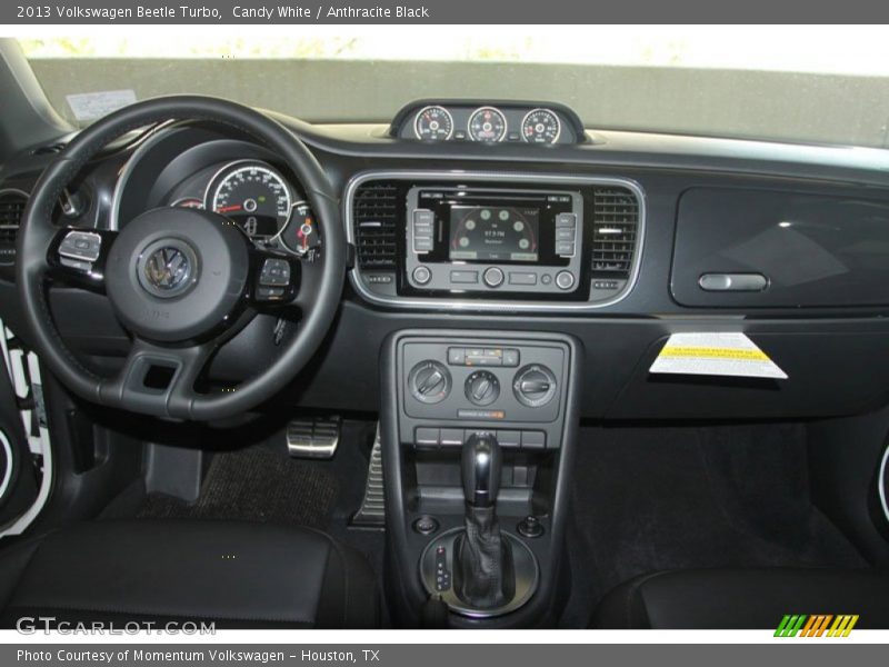 Dashboard of 2013 Beetle Turbo