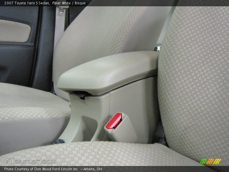 Polar White / Bisque 2007 Toyota Yaris S Sedan