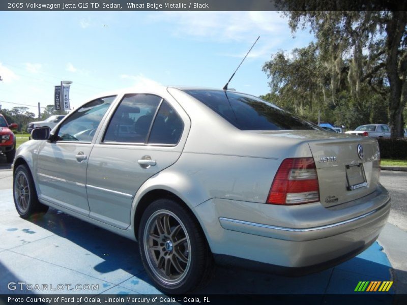 Wheat Beige Metallic / Black 2005 Volkswagen Jetta GLS TDI Sedan