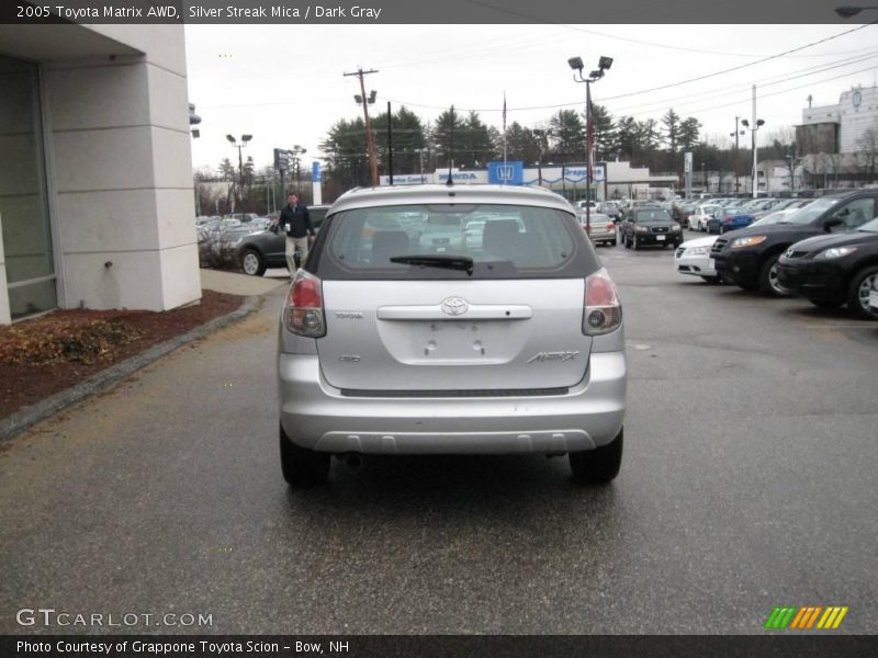 Silver Streak Mica / Dark Gray 2005 Toyota Matrix AWD
