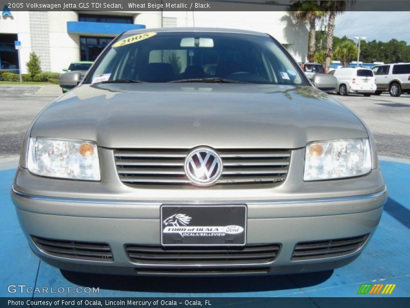 Wheat Beige Metallic / Black 2005 Volkswagen Jetta GLS TDI Sedan