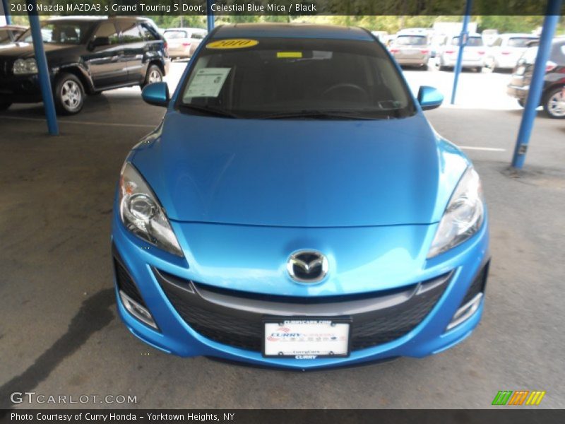 Celestial Blue Mica / Black 2010 Mazda MAZDA3 s Grand Touring 5 Door