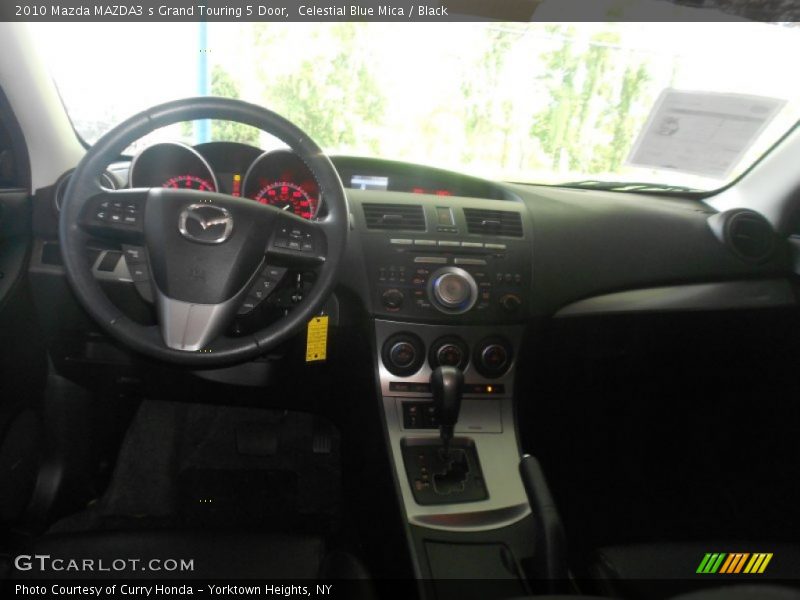 Celestial Blue Mica / Black 2010 Mazda MAZDA3 s Grand Touring 5 Door