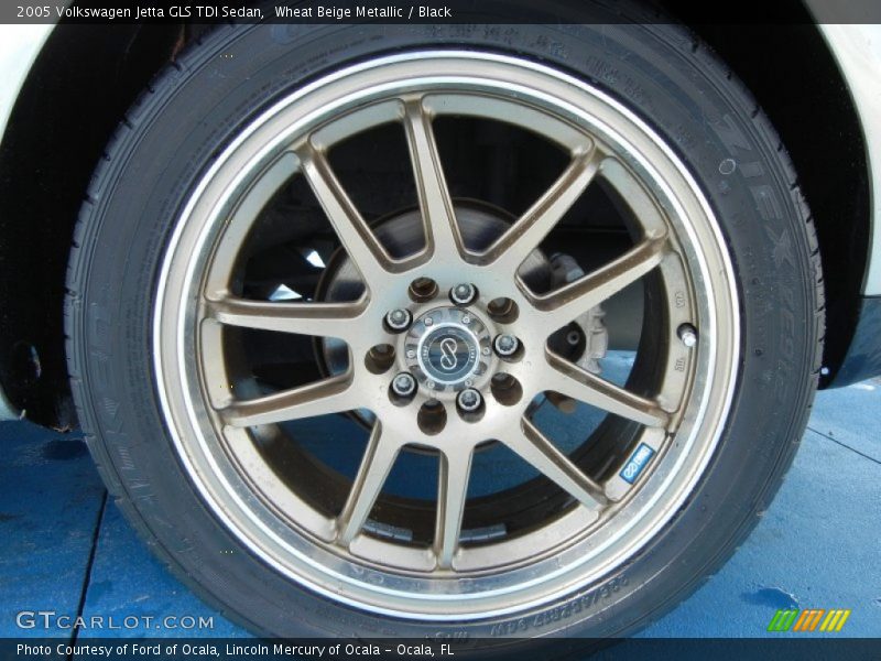 Wheat Beige Metallic / Black 2005 Volkswagen Jetta GLS TDI Sedan