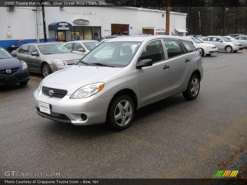 Silver Streak Mica / Dark Gray 2005 Toyota Matrix AWD