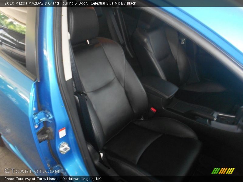 Celestial Blue Mica / Black 2010 Mazda MAZDA3 s Grand Touring 5 Door