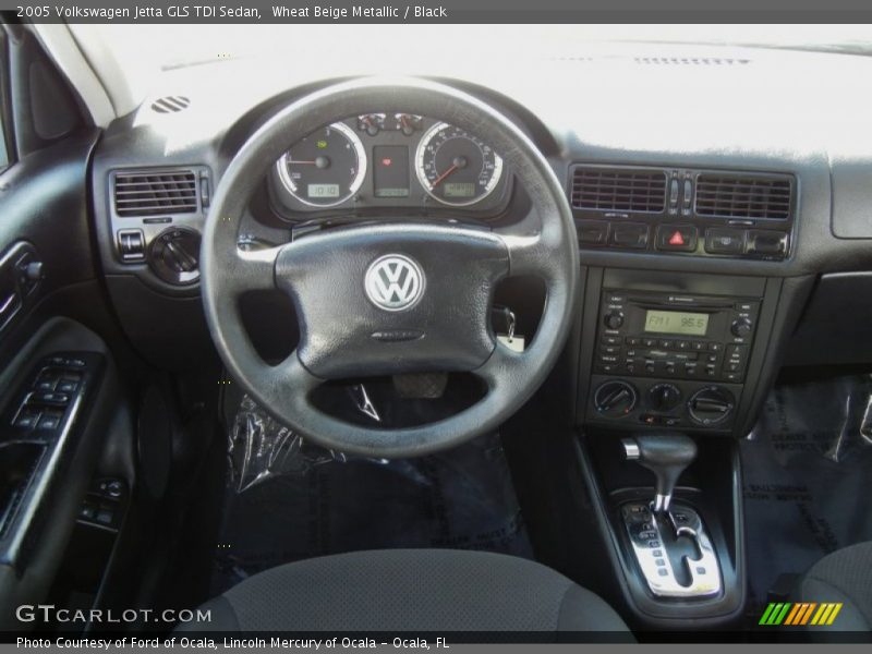 Wheat Beige Metallic / Black 2005 Volkswagen Jetta GLS TDI Sedan
