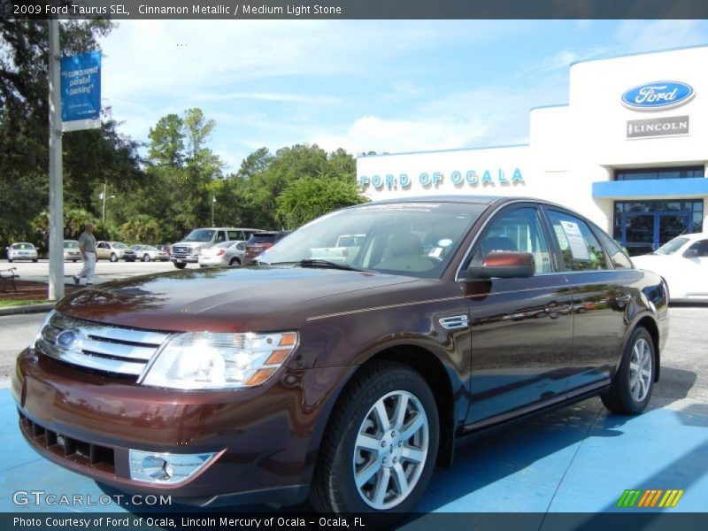 Cinnamon Metallic / Medium Light Stone 2009 Ford Taurus SEL