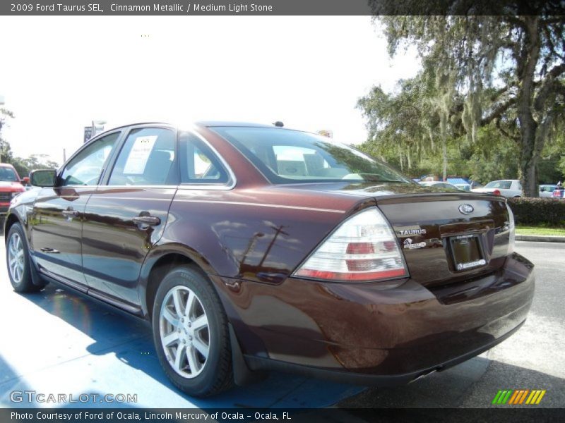 Cinnamon Metallic / Medium Light Stone 2009 Ford Taurus SEL