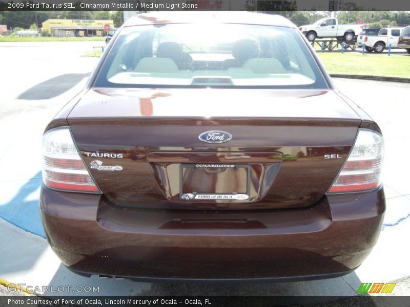 Cinnamon Metallic / Medium Light Stone 2009 Ford Taurus SEL
