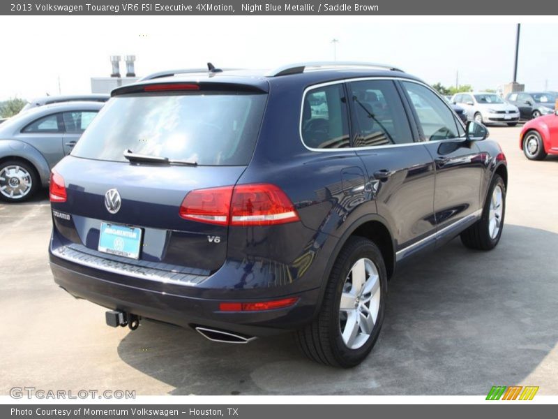 Night Blue Metallic / Saddle Brown 2013 Volkswagen Touareg VR6 FSI Executive 4XMotion