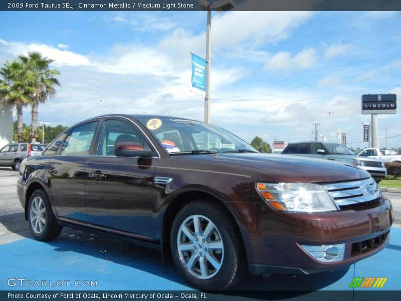 Cinnamon Metallic / Medium Light Stone 2009 Ford Taurus SEL
