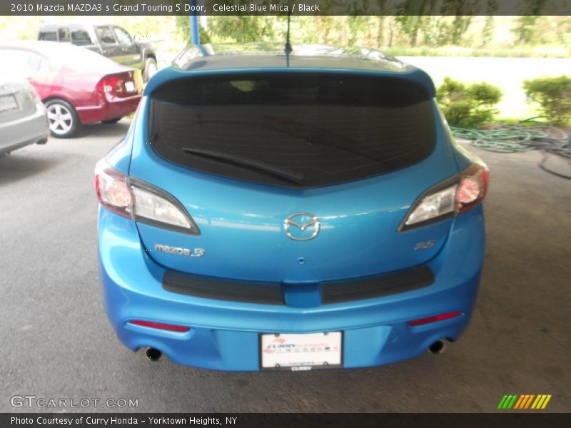 Celestial Blue Mica / Black 2010 Mazda MAZDA3 s Grand Touring 5 Door