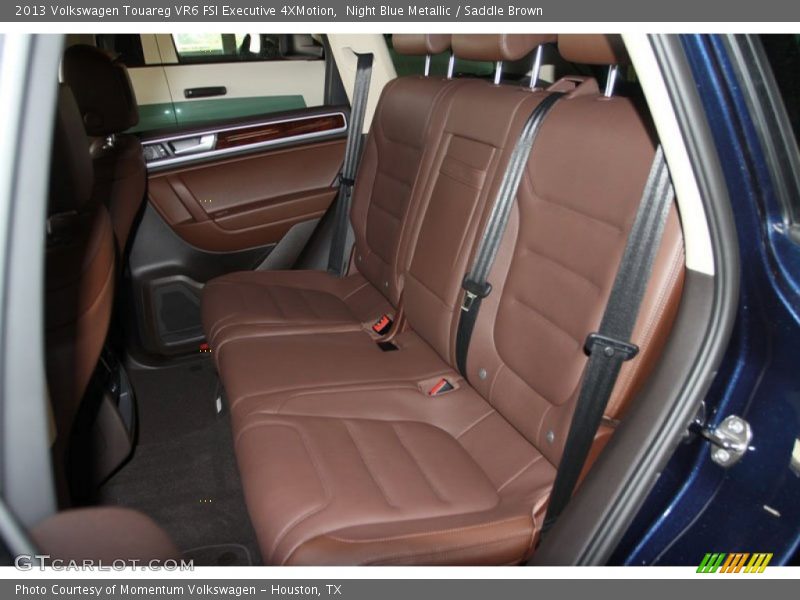 Night Blue Metallic / Saddle Brown 2013 Volkswagen Touareg VR6 FSI Executive 4XMotion