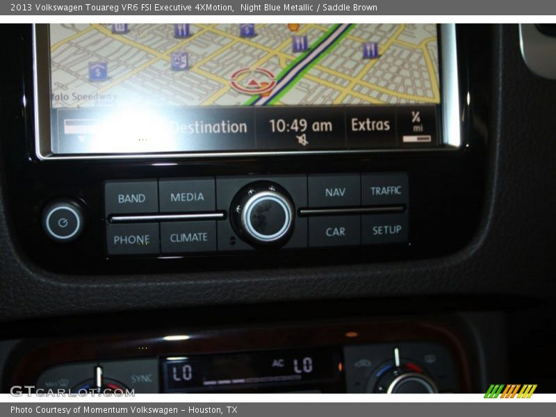 Night Blue Metallic / Saddle Brown 2013 Volkswagen Touareg VR6 FSI Executive 4XMotion